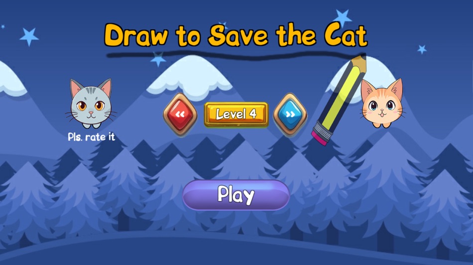 #3. Draw to Save The Cat (iOS) By: Eventronic Systems, SL