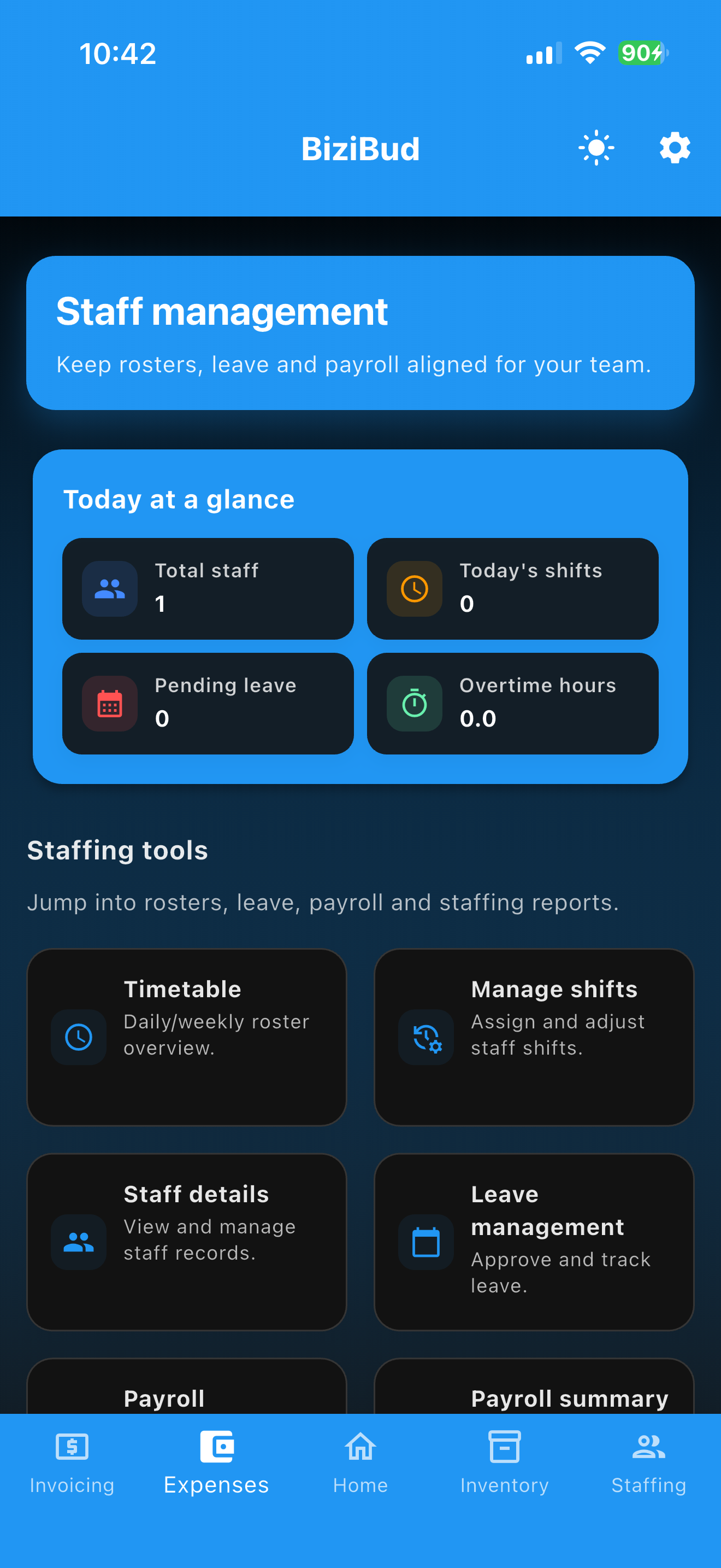 BiziBud screenshot 7