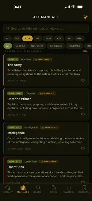 Army Pubs: FM ADP ATP TC AR screenshot 2