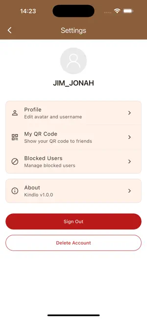 Kindlo-Another Simple Chat screenshot 4