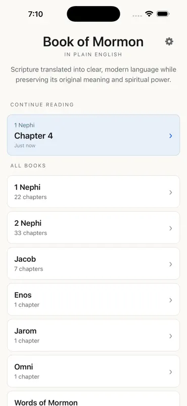 Plain English Book of Mormon screenshot 1 of 4