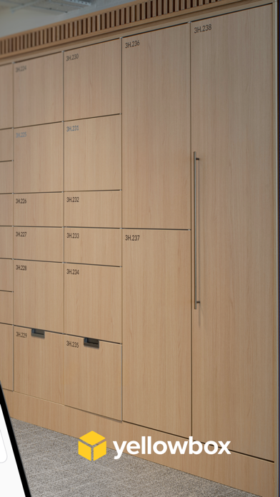 Yellowbox: Smart Lockers app screenshot 2