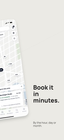 Screenshot of NearU - Search | Book | Work