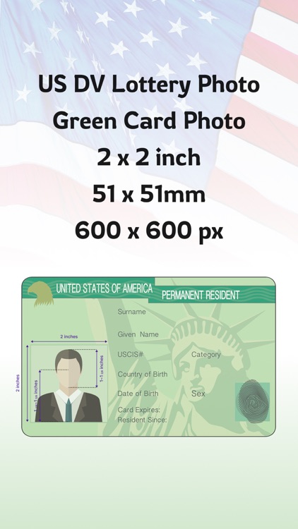 Green Card Photo US VISA