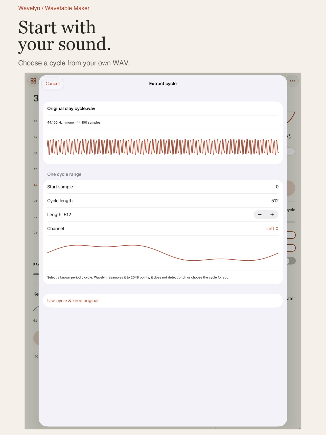 Screenshot 9 of Wavelyn Wavetable Maker