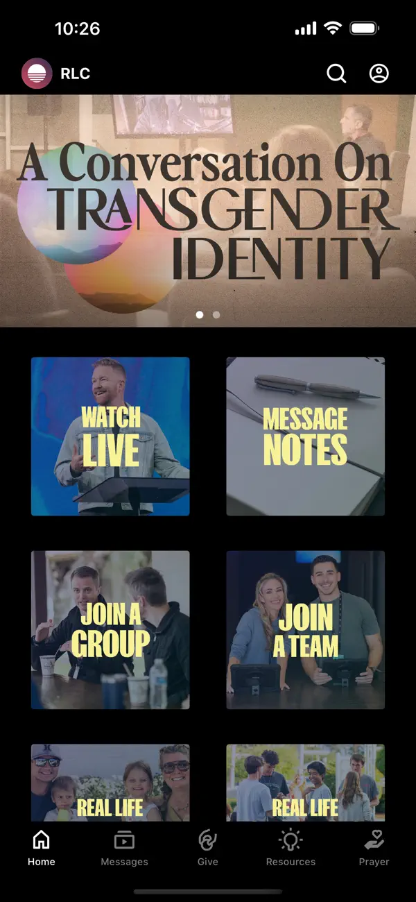 Screenshot #1 pour Real Life Church