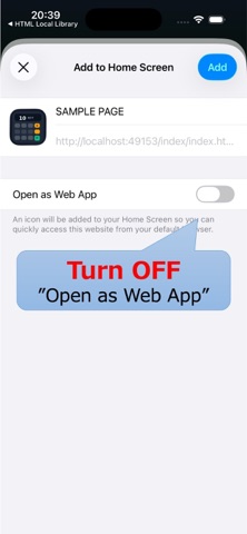 HTML Local Library for Safari iPhone screenshot 7