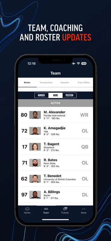 Chicago Bears Official App screenshot 4 of 5