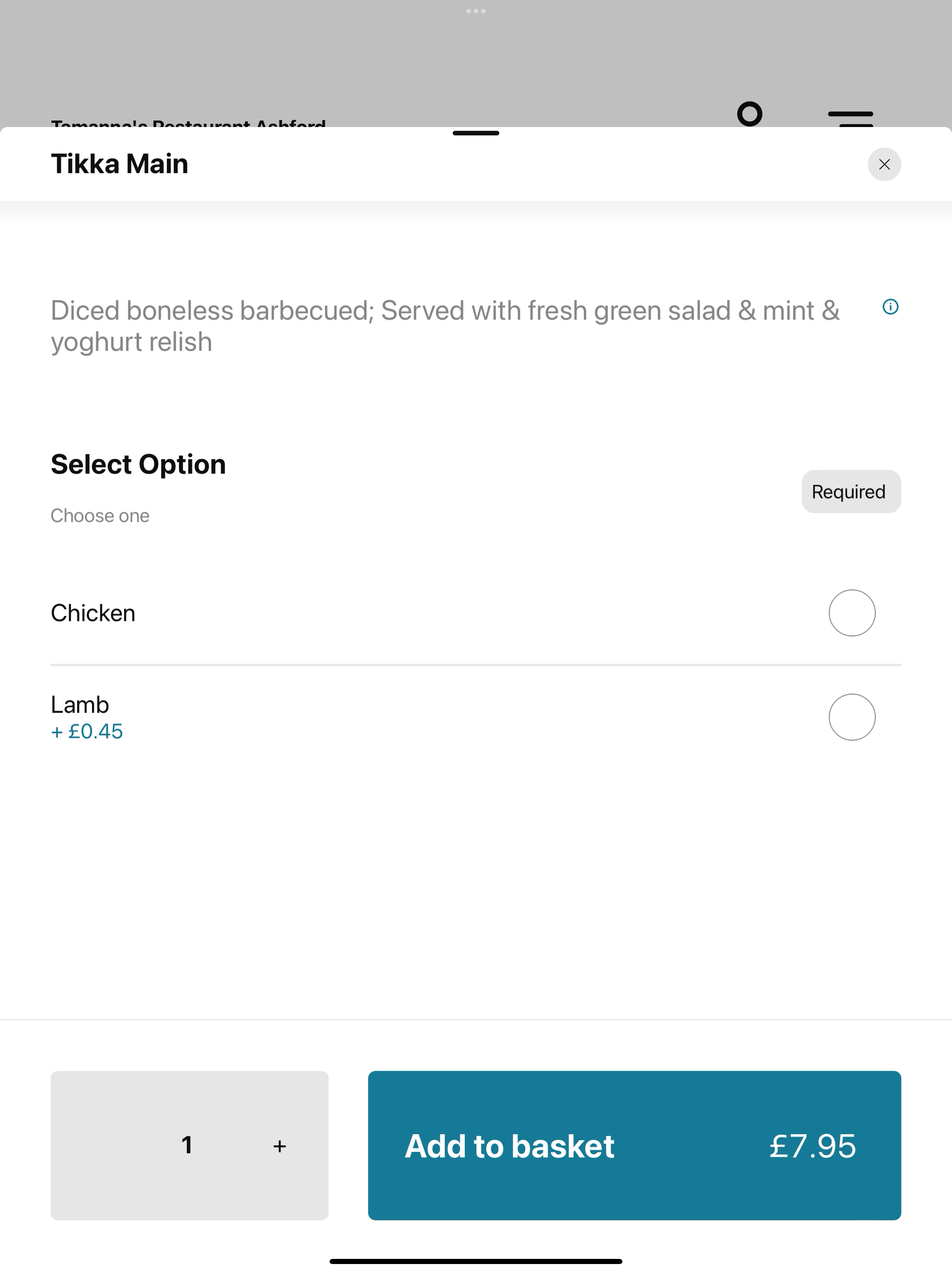 Tamannas Restaurant Ashford UK screenshot 8