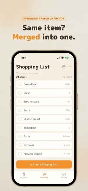KondateCart: Meal Plan & List screenshot 2