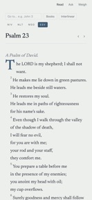 Examine: Scripture screenshot