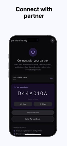 Datum- Sex Frequency Tracker Screenshot 5 of 7