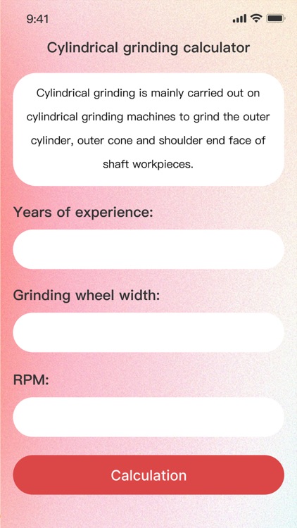 Cylindrical Grinding Calc screenshot-3