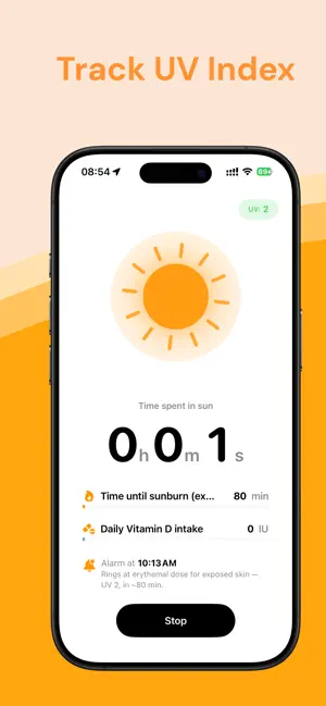 SunnyTan: Tanning & UV Index screenshot 4
