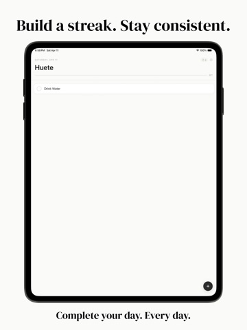 Huete - Build Your Own Planner iPad screenshot