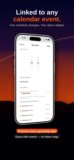 Calendar Alarms screenshot 2