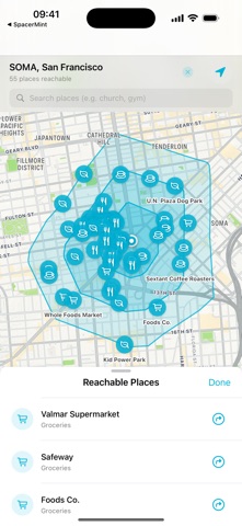 Reachable - Travel Time Map Screenshot 6 of 8