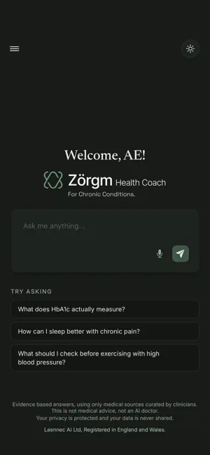 Zorgm Health Coach screenshot 1
