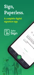 E-signature app - Zoho Sign screenshot #5 for iPhone