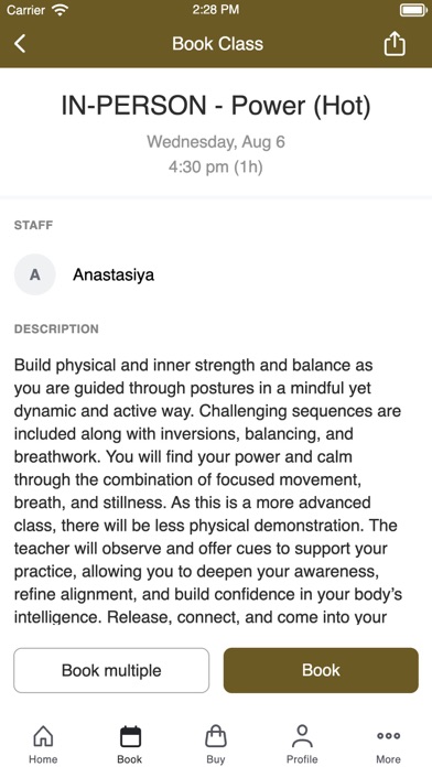 Screenshot #3 pour PranaShanti Yoga Centre