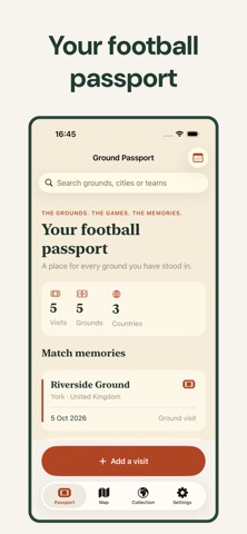 Stadium Tracker: Groundhopping screenshot 1