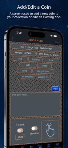 Capped Bust Dime iPhone screenshot
