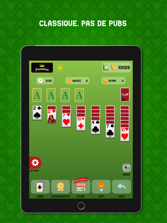 Screenshot #4 pour Classic Solitaire - No Ads