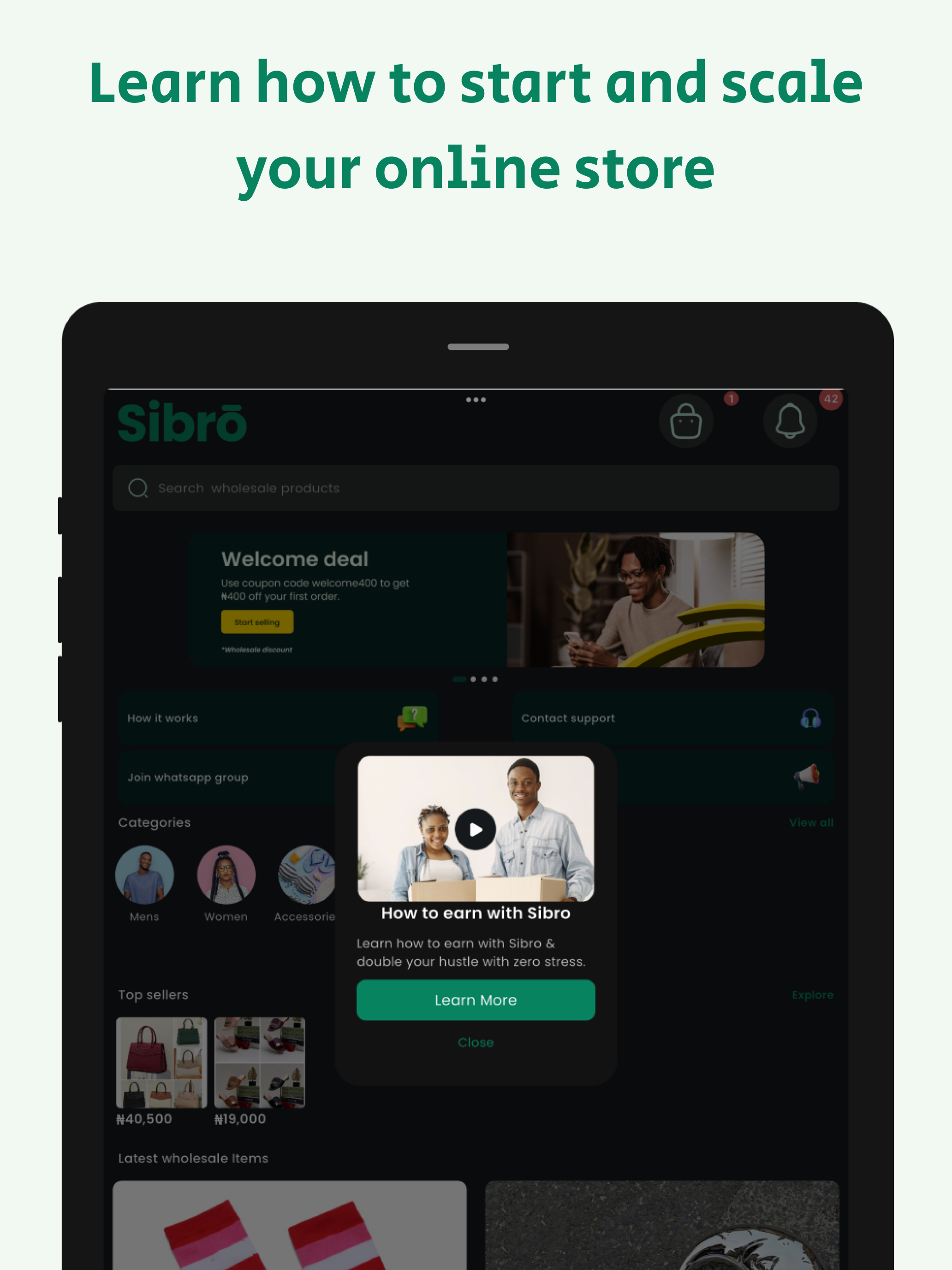Sibro - sell from home