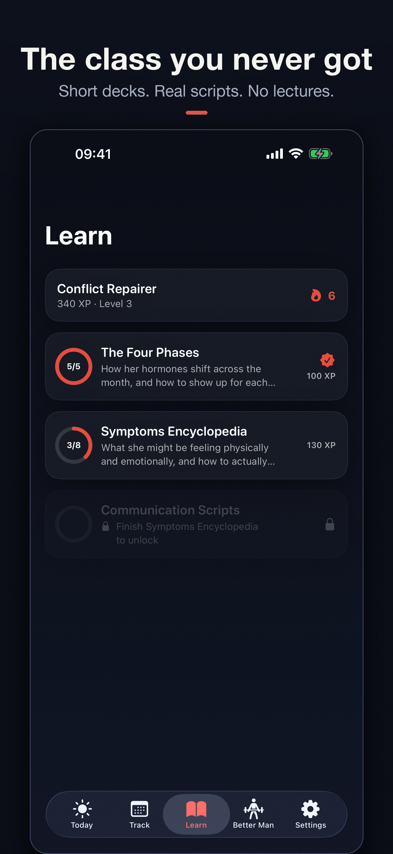Wing Man: Men's Period Tracker screenshot 5