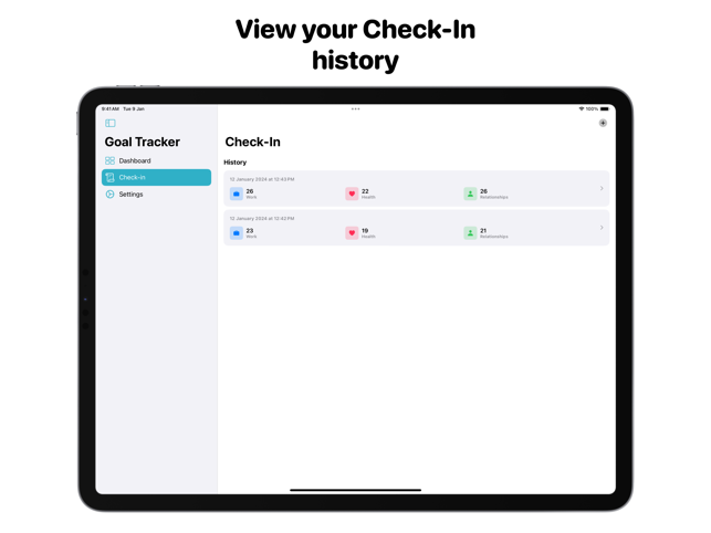 ‎Goal Tracker: Track Progress Screenshot