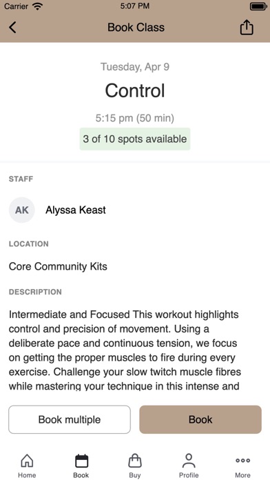 Core Community Pilates Screenshot