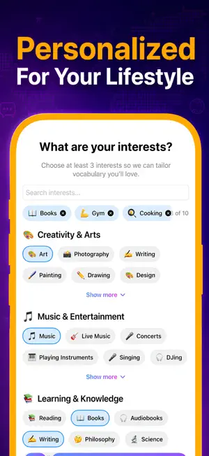 Lingo Widget: Daily Vocabulary screenshot 4