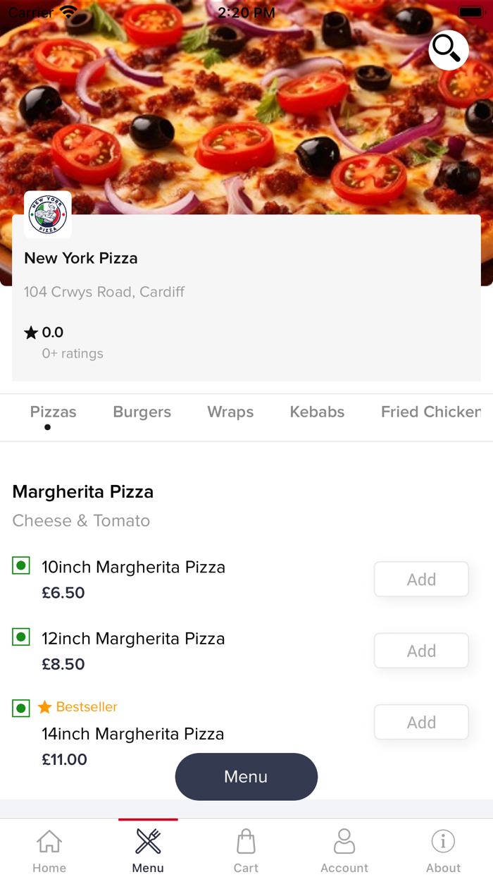 New York Pizza Online