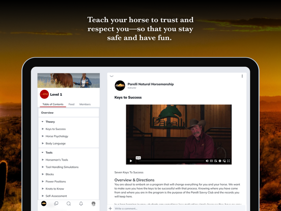 Parelli Natural Horsemanship iPad screenshot 2 - Education app