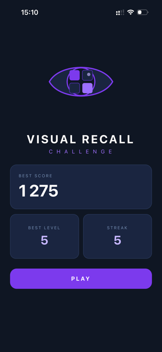 Visual Recall Challenge Screenshot 1 of 6