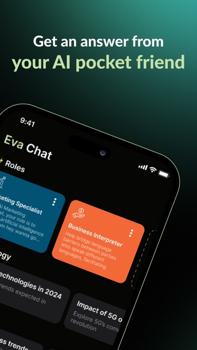 Eva: Chat AI and pocket friend Screenshot