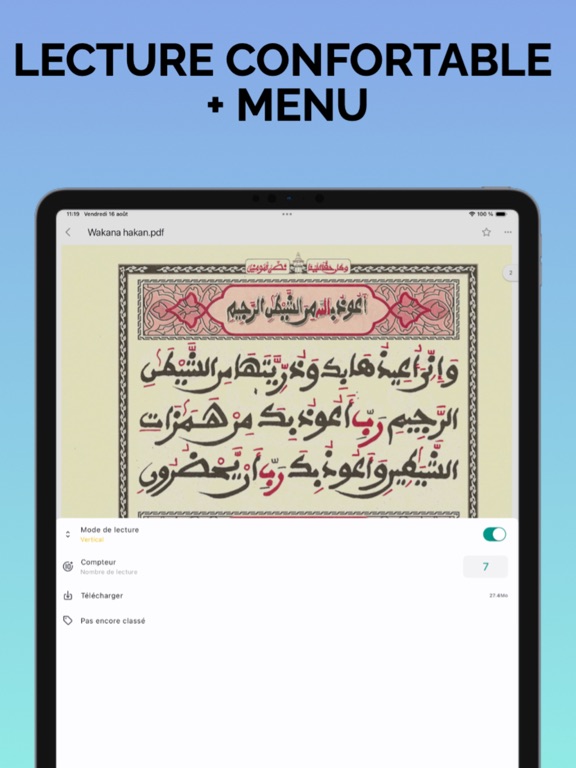 Xalib - Xassidas numériques iPad screenshot 1 - Book app