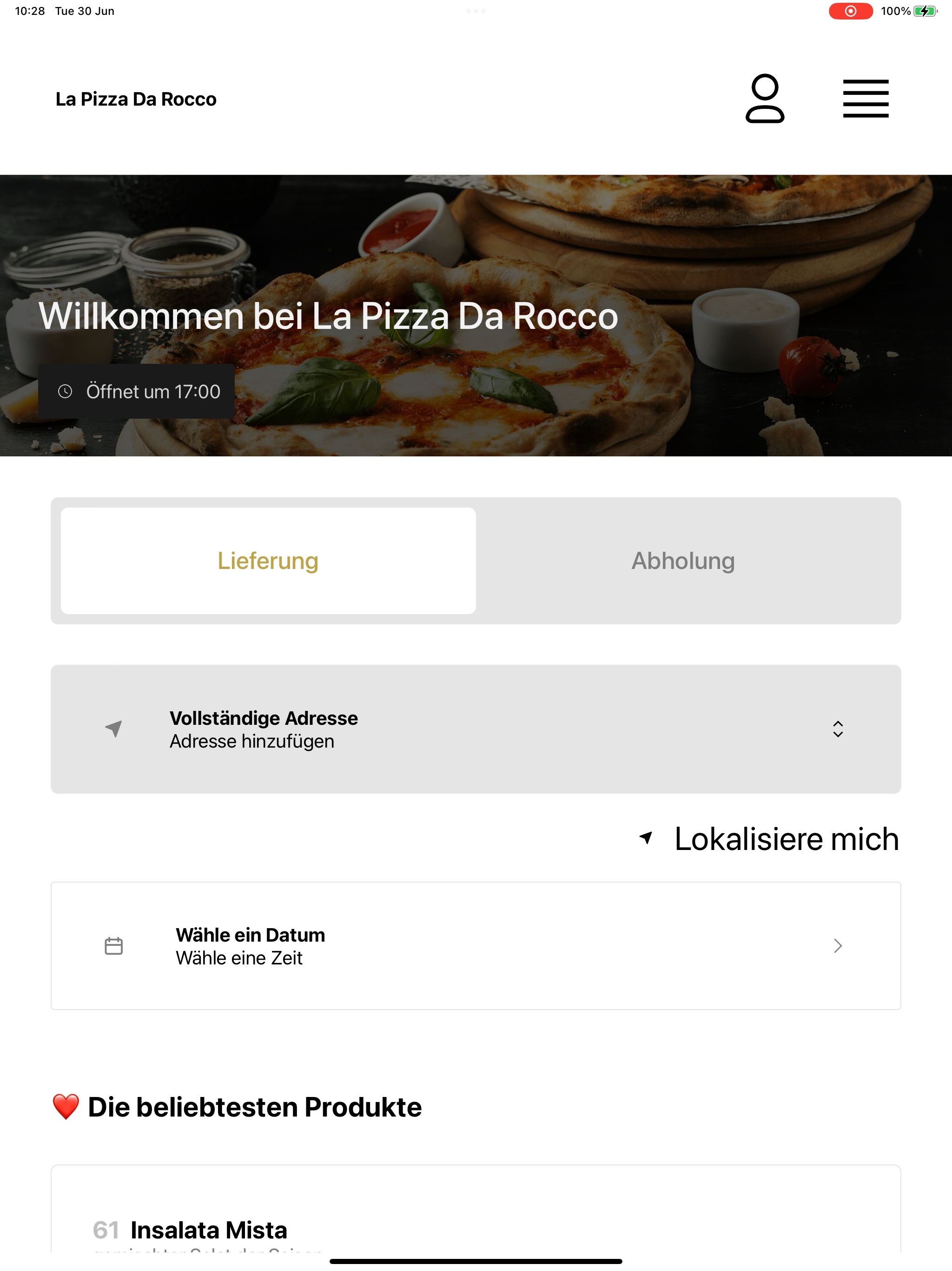 La Pizza Da Rocco