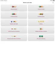 resistor color codes calc iPad Captures Décran 2