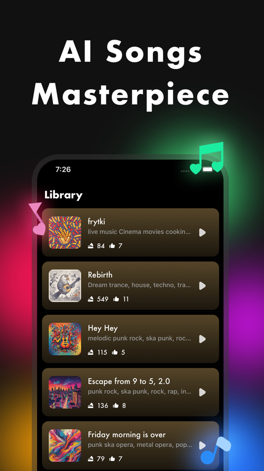 #4. AI Songs: (iOS) 由: 兰 李