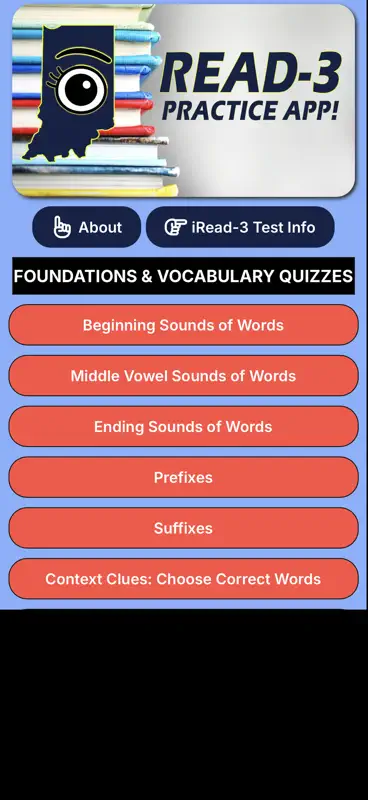 iRead-3 Practice App screenshot 1 of 5