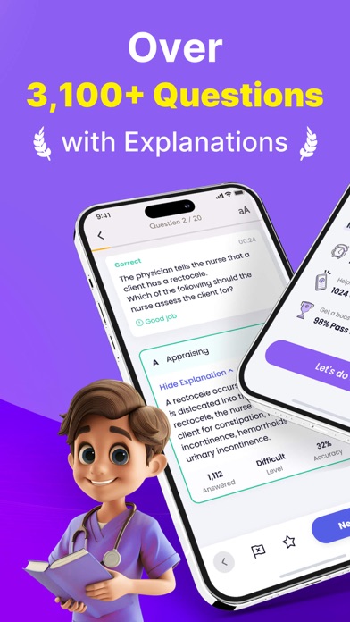 NCLEX® Exam Prep 2025 Screenshot