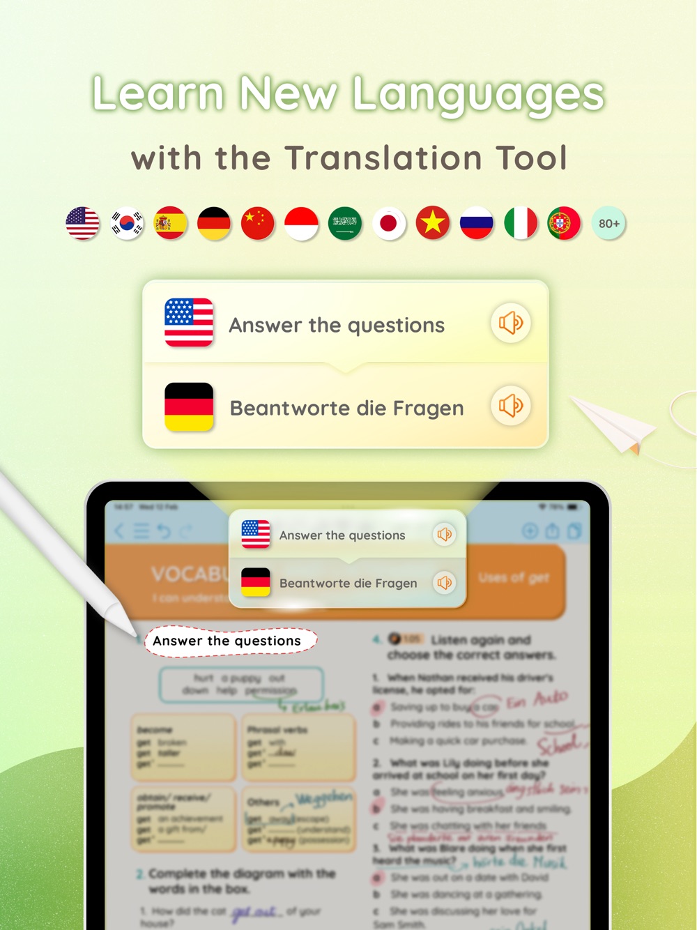 CollaNote: Notes & PDF Markup: official iPad preview 4 (opens full image in a new tab)