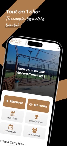 SAHARA PADEL CLUB iPhone screenshot