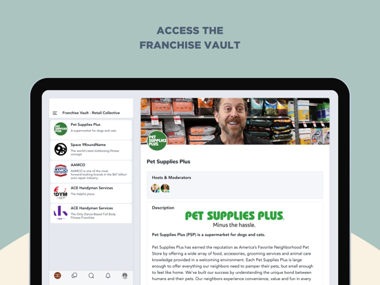 FranLink iPad screenshot 2 - Business app
