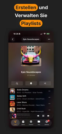 Screenshot von Flacbox: Hi-Res Musikplayer auf dem iPhone 6