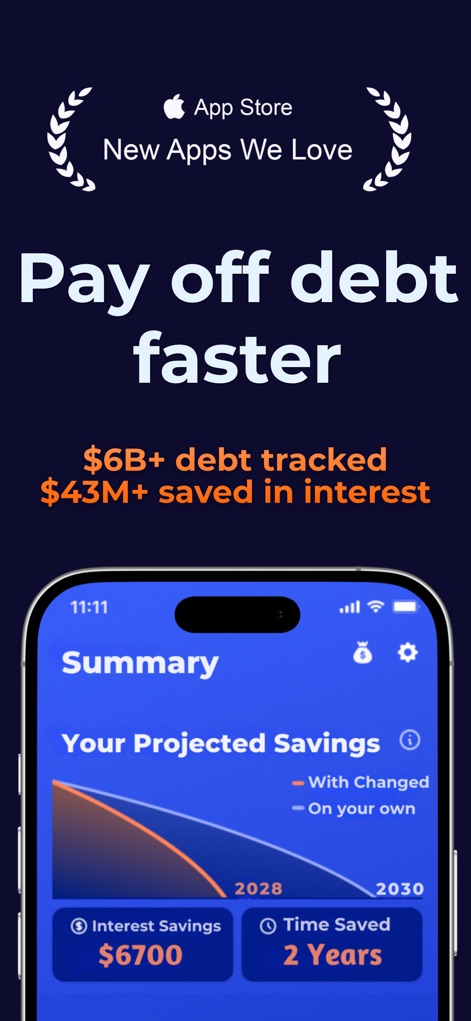 Changed: Debt Payoff Planner - Finance App | MWM