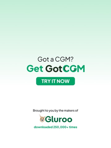 GotCGM iPad screenshot