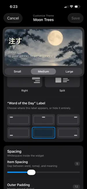 Daily Japanese Widget screenshot 2