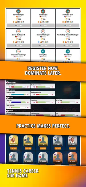 Tennis Sim - Game 2026 screenshot 4
